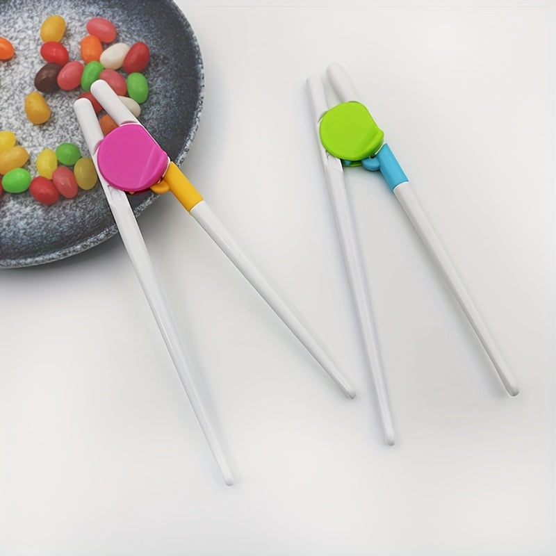 1 o 2 pares de palillos de entrenamiento para niños, juego de palillos desmontables para principiantes, palillos reutilizables para niños pequeños