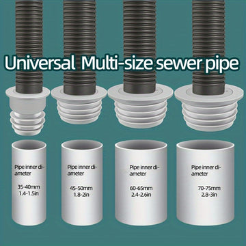 1 unidad, tapón de drenaje, anillo de sellado para tubo de desagüe de cocina, ducha, lavadora, desagüe de piso, sellador, para sello de manguera de desagüe de lavadora, suministros de limpieza, accesorios para el hogar