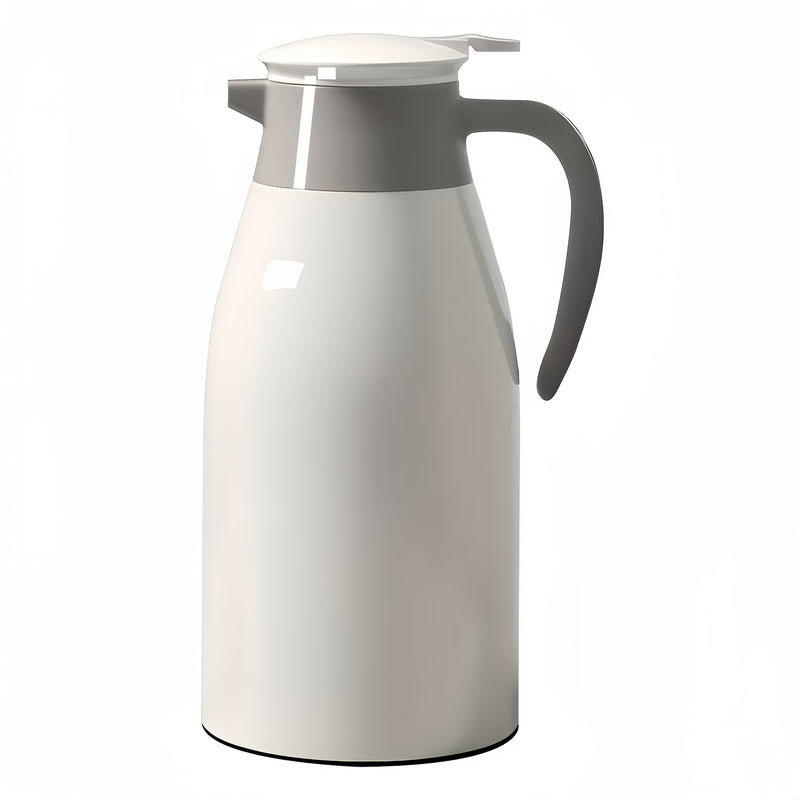 1pc Tetera de Doble Pared con Aislamiento al Vacío de 64oz/2000ml, Mantiene Caliente por 12 Horas y Fría por 24 Horas, Ideal para Autocaravanas, Camping, Picnics, Oficina y Hogar