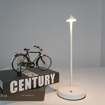Linterna LED Táctil de 3 Colores Regulable con Carga USB, Luz Ambiente para Comedor y Fiestas - Ideal como Regalo de Año Nuevo o Presente Festivo