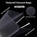 1 rollo de bolsas al vacío para alimentos de 3m, libres de bisfenol A - bolsas de almacenamiento selladas al vacío, adecuadas para comida cocinada, bistecs, etc. - Bolsas de cocina a baja temperatura compatibles con la mayoría de máquinas de sellado al v