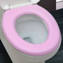 Cubierta de Asiento de Inodoro Suave y Lavable - Impermeable, Alfombrilla de Baño en Forma de O en Morado, Verde, Azul, Rosa, Inodoro, 1pc, Decoración de Regalo de Navidad/Halloween