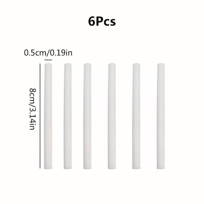 2/6/8 Núcleos De Algodón Humidificador USB, Hisopos De Algodón Absorbentes, Elementos Filtrantes De Repuesto, Varillas De Esponja De Purificación De Filtro Volátil De Aromaterapia