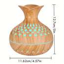 Humidificador de Tecnología de Onda Sonora de Madera YETHKE con Difusor de Aceite Esencial - Alimentado por USB, Generador de Niebla Fría para la Comodidad del Hogar