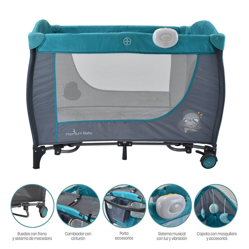 Corral Napoles Premium Baby Turquesa-