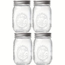 250/500/730ml/1000ml 2 Piezas Tarros de Vidrio con Tapas Redondas Reutilizables, Recipientes Portátiles Transparentes para Enlatar, Fermentar, Conservar Frutas, Avena Nocturna, Mermelada y Snacks, Accesorios y Contenedores de Cocina