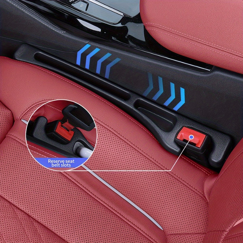 Conjunto de 2 tapones universales para almacenamiento en el asiento del coche, anticaída, organizador de huecos, caja multifuncional para clasificación y almacenaje de desechos, mantén el coche limpio y ordenado