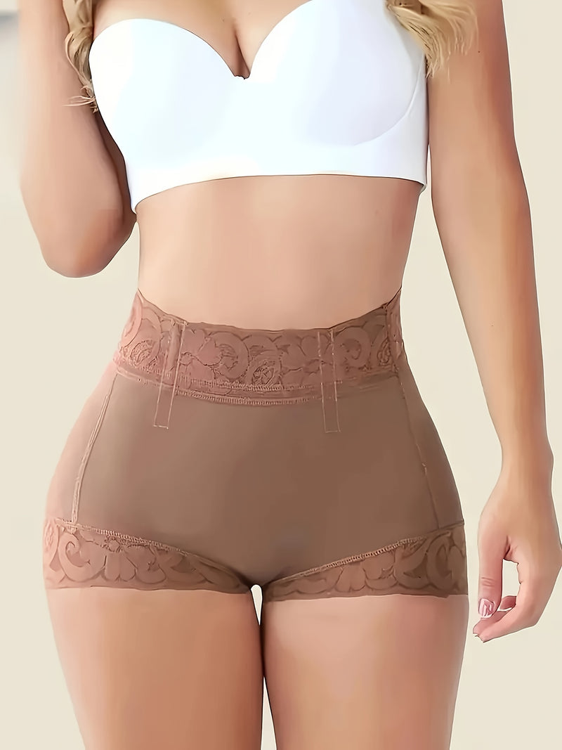 Bragas moldeadoras de cintura alta para mujer, con efecto levanta glúteos y reductor de abdomen, mezcla de 48% elastano/52% nailon, ropa interior sin costuras para estómago plano y adelgazamiento de muslos, solo lavado a mano