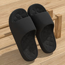 1 Par de Zapatillas EVA Casuales para Mujer - Color Sólido, Suela Gruesa Antideslizante, Chanclas de Baño para Todas las Estaciones, Fáciles de Lavar a Mano, Zapatillas de Baño