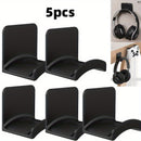 Soporte de Pared Grande para Auriculares Sin Taladro con Gancho Colgante para Auriculares Over-Ear y On-Ear, Ganchos Utilitarios