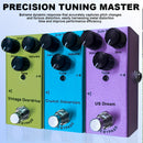 1 pieza de pedal de guitarra eléctrica, efecto de sobredriver clásico, efecto de distorsión metálica británica, efecto de distorsión metálica estadounidense. Un solo efecto de pedal mini. Accesorio esencial para instrumentos de guitarra eléctrica. Este p