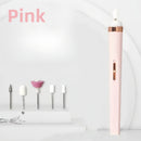 Drill eléctrico de uñas USB, profesional para uñas de acrílico y gel, incluye lima de uñas y empujador de cutículas, juego de lima de uñas eléctrica para manicura y cuidado de pies, sin olor, con luz LED, batería duradera, elección ideal para regalos de