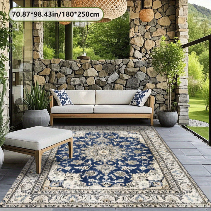 2D Impresión Plana, Artesanía de Alta Calidad, Patrones Tradicionales, Estilo Clásico Tradicional para Exteriores, Alfombras para Camper, Alfombras para Interiores, Alfombras para Tiendas, Alfombras de Patio, Alfombras de Bienvenida, Alfombras de Camping