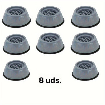 Juego de 4/8 alfombrillas antivibración para lavadora y secadora, base reductora de ruido, protección para el piso del cuarto de lavado, accesorios para lavadora