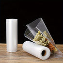 1 Rollo de Bolsas para Sellado al Vacío Extra Largas - 305 cm (10 pies), Bolsas de Almacenamiento de Comida Resistentes y Antifugas, Diseño Compacto Ahorrador de Espacio para Preparación de Comidas, Conservación del Fresco - Ideal para Hogar, Restaurante