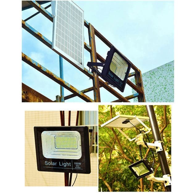 Reflector 42 Led 60w Con Panel Solar Y Control