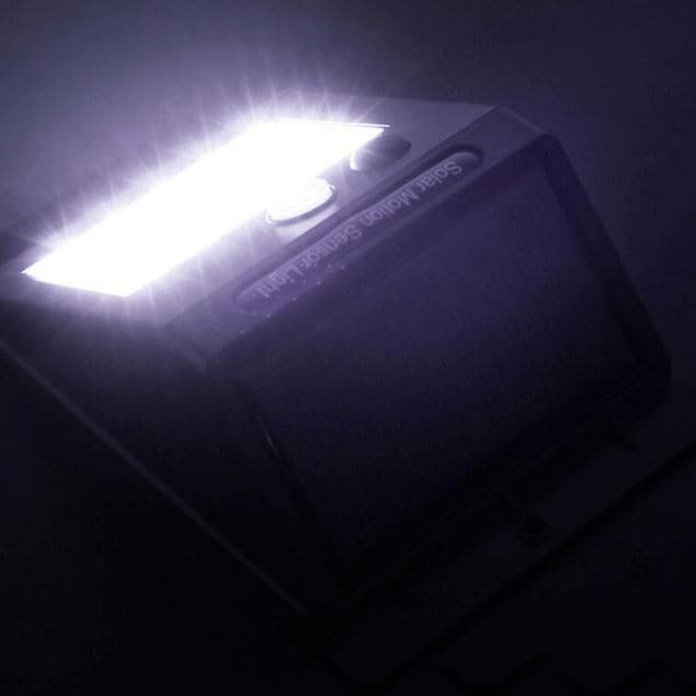 Foco Solar 20 Led Exterior Con Sensor De Movimiento
