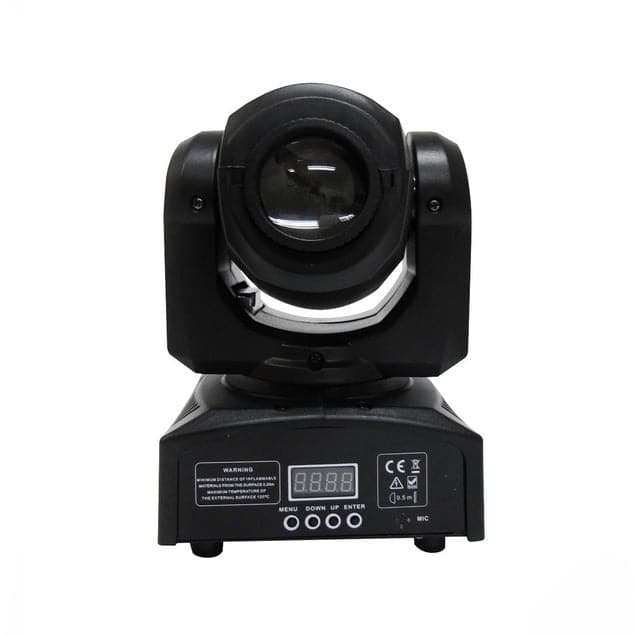 Luz Disco Led Cabeza Móvil Beam RGBw Alien 30w Gobos