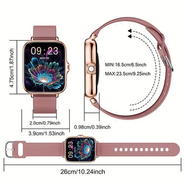 Smartwatch para Hombres y Mujeres, Responder Llamadas Inalámbricas, Múltiples Modos Deportivos, Compatible con Sistemas iPhone y Android, La Mejor Elección de Regalo