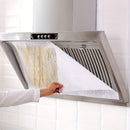 12pcs Filtros Desechables para Campana Extractora - Papel de Filtro Absorbente de Aceite para Ventilación de Cocina, Diseño de Succión Lateral Fácil de Limpiar, Accesorio Esencial de Cocina