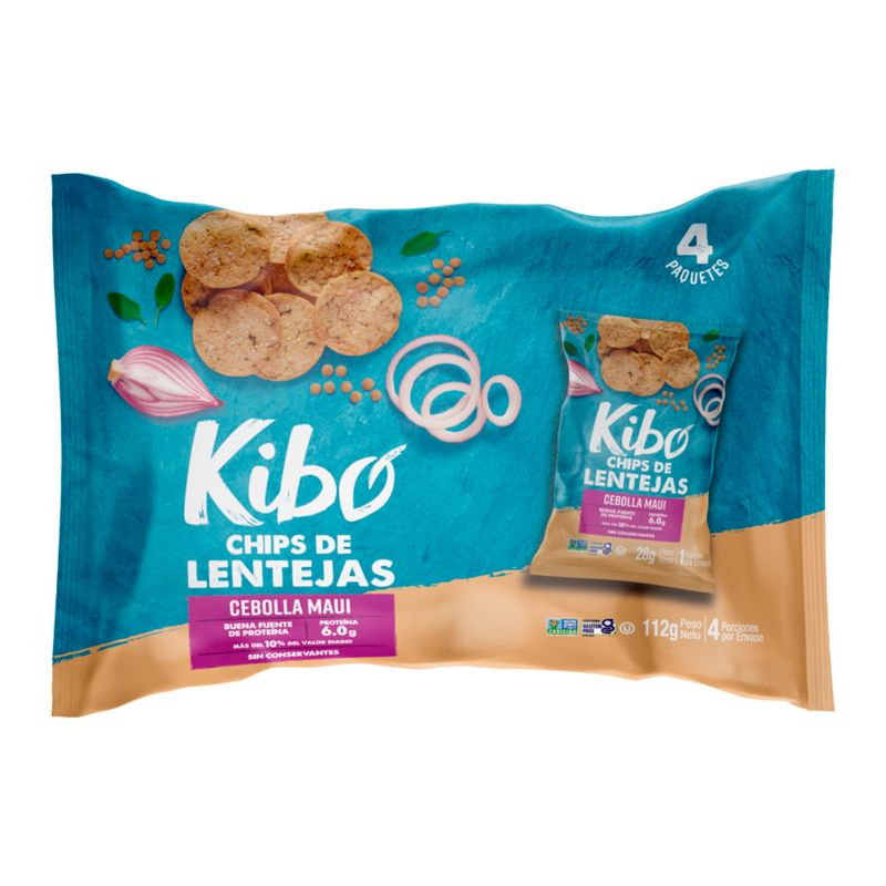 CHIPS LENTEJA KIBO 4U 112G MAUI