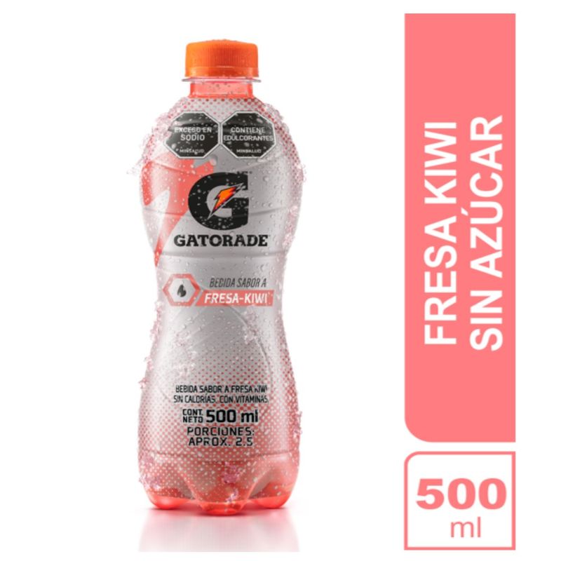GATORADE 500ML FRESA KIWI SIN AZUCAR