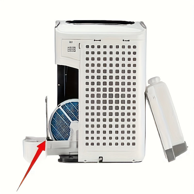 Filtro de Reemplazo para Purificador de Aire SHARP Compatible con las Serie KC-Z, KC-BB, KC-BD, KI-BX - Material PP de Alta Eficiencia, Diseño Blanco Rectangular con Rejilla de Ventilación y Accesorios para una Filtración Óptima del Aire