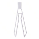 Soporte para papel higiénico de acero inoxidable montado en la pared, 1 unidad, pintado para fácil instalación y ahorro de espacio, ideal para baños y exteriores