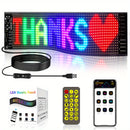Panel LED de matriz de píxeles, letrero LED con desplazamiento, control por APP, USB 5V, flexible, direccionable RGB, patrones, texto animado, para tiendas, bares, publicidad y fiestas, 1 unidad