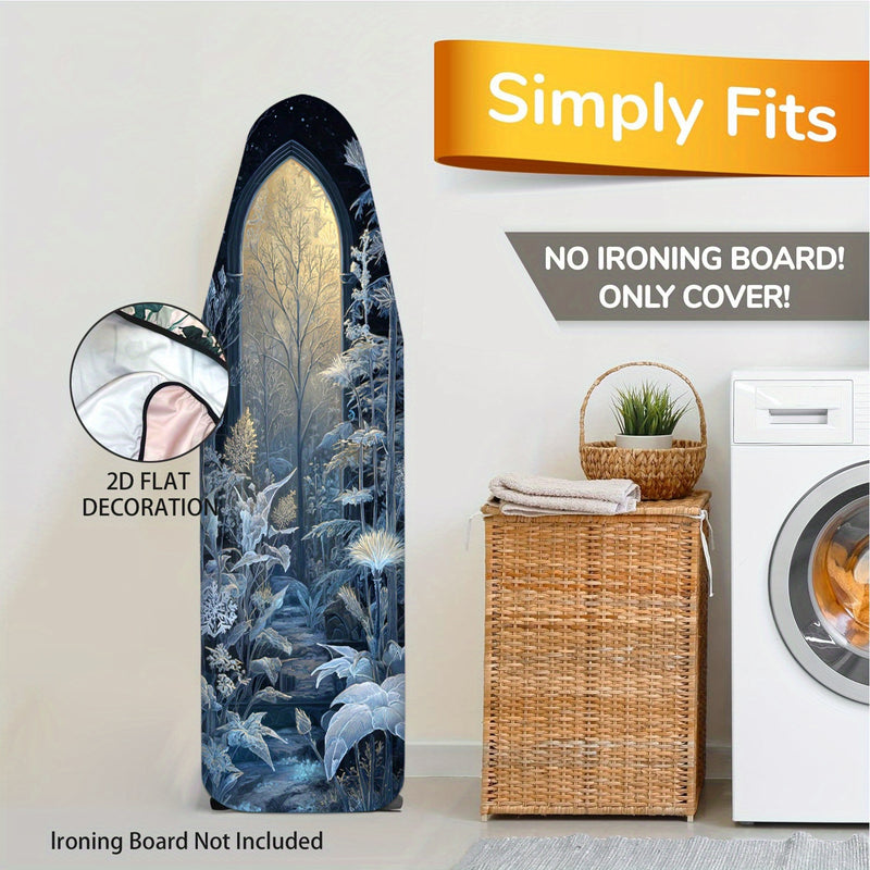 Fundas Lavables para Tabla de Planchar - Sin Necesidad de Tabla, Ajusta a la Mayoría de Tablas Estándar, Fácil Instalación, Decoración para Lavandería, Protector de Superficie Plana para Hogar y Electrodomésticos, Accesorio Artístico, Material de Alta Ca