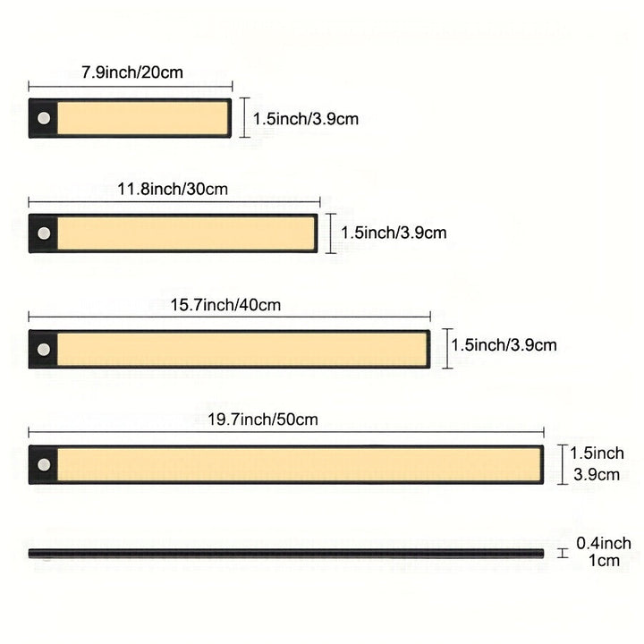 AIWELLKAY Tira de Luces LED para Escenario - Iluminación Musical Recargable por USB con Base Magnética, Barra Delgada para Orquestas, Conciertos y Presentaciones - Compatible con Altavoces y Equipos de Escenario, Efectos para Shows, Diseño Elegante, Cons