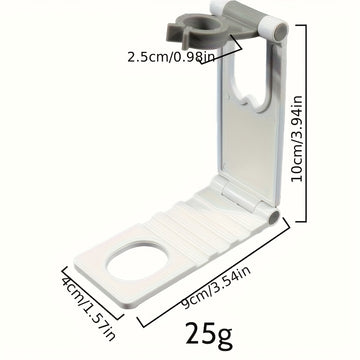 Soporte Plegable para Lámpara de Uñas con Rotación 360° y Base Antideslizante - Ángulo Ajustable, Diseño Portátil para Salones de Manicura, Arte en Casa o Estudios Personales - Compatible con Diversas Lámparas LED