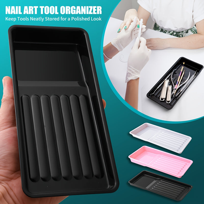 Organizador de herramientas de arte de uñas grande para belleza y joyería - Hecho de PP, adecuado para salones de uñas y estudios de belleza - Fácil de llevar y almacenar - Organizador profesional de herramientas de arte de uñas de material PP - Elección