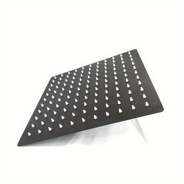 Cabezal de ducha metálico de 10 pulgadas con jets corporales, sistema de ducha de lluvia rectangular montado en la pared, estilo de hotel empotrado en el techo para spa de baño
