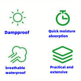 1/3/6 Bolsas de deshumidificador de material nuevo mejorado, deshumidificadores colgantes para dormitorios interiores y armarios para prevenir la humedad.