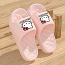 Zapatillas Sanrio con Lazo de Dibujos Animados Lindas para Parejas, Sandalias de Playa Unisex y Pantuflas para el Hogar, Cómodas y Ligueras de Material EVA para Todas las Estaciones