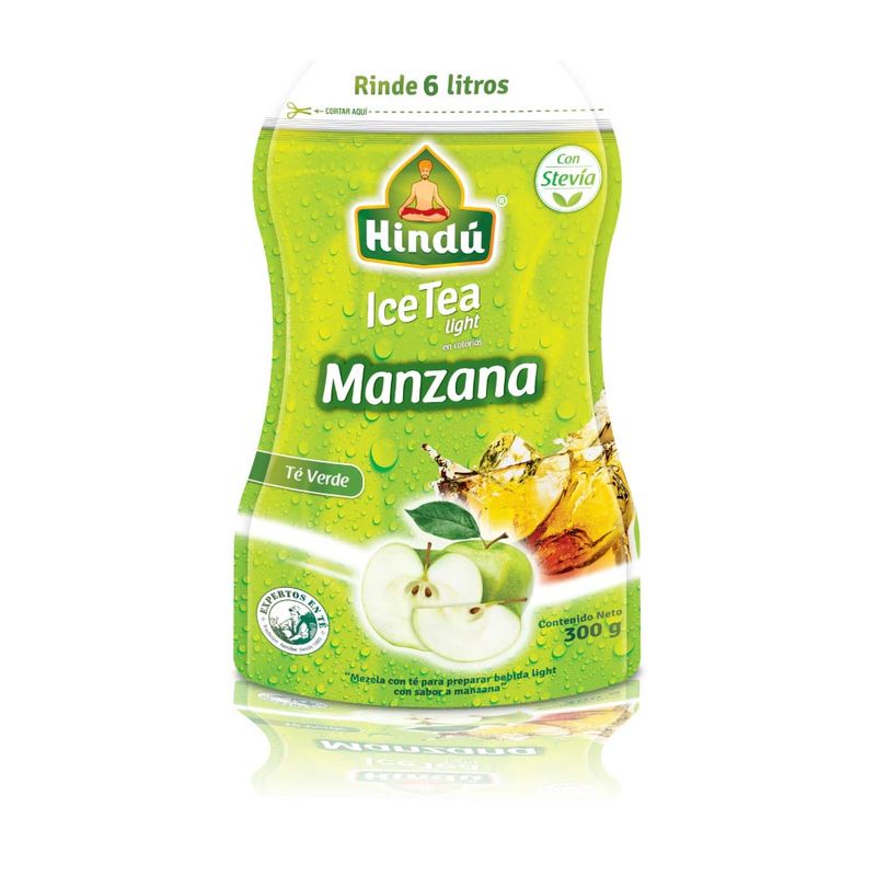 TE ICETEA 300G LIGHT VERDE MANZANA