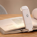 Mini Luz de Lectura Plegable Portátil, Recargable USB con Protección Ocular para Noche, 3 Colores de Iluminación y 3 Niveles de Brillo Ajustables, Clip para Libros, Fácil de Almacenar