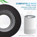 Juego de Filtros de Repuesto Compatible con Bissell MyAir 2801 - Filtros HEPA y de Carbón Activado 3 en 1, Ajuste Perfecto para los Modelos 2780a, 2780, 2780b, 2801, 2780P y 27809