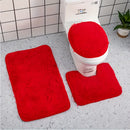 Conjunto de 3 Alfombras Suaves y Acolchadas para Interiores, Alfombra de Lujo Moderna, Absorbente, Antideslizante y Adecuada para Baño, Decoración del Hogar, Tapetes