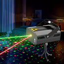 Luces de fiesta, luces de discoteca, luz completa·luces de encuentro láser, luces de DJ con cable USB de 1 metro, luces de escenario, luces láser de discoteca, luces de fiesta multi-modo activadas por sonido para bar, cumpleaños, bodas, vacaciones, Navid