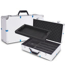 Estuche Protector de Carcasa Dura de Aleación de Aluminio Profesional NXG con Forro de Espuma - Cerradura de Seguridad, Gran Capacidad Adecuado para Micrófono, Cámara y Tarjeta de Sonido - Duradero y Portátil