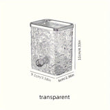 Porta cepillos con diseño de glaciar y ondas de agua, estante de baño sin taladro, caja organizadora para accesorios de maquillaje y artículos de baño