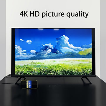 4K 60Hz Cable USB3.1 Tipo C a HDTV de 2m/78,14 pulgadas/6,56 pies, Plug and Play, Compatible con MacBook, iPad, iPhone, Teléfono móvil, Tableta y Portátil