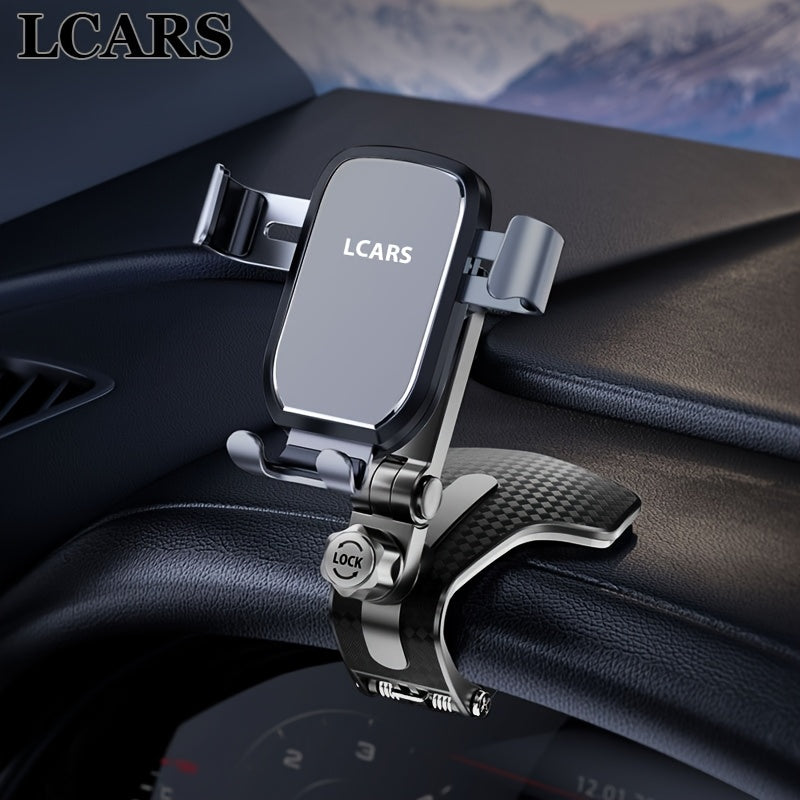 Soporte de teléfono para coche LCARS con montaje ajustable - No cegador, agarre de múltiples ángulos para una visión segura, ideal para navegación GPS y viajes, regalo perfecto para vacaciones, montaje de teléfono para coche.