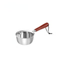 Mini Olla para Derretir Mantequilla de Acero Inoxidable Versátil - Ideal para Chocolate, Queso y Tortillas | Impermeable con Mango de Madera Antiquemaduras y Almacenamiento Conveniente