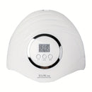 Secador de Uñas LED 48W para Gel - 24 Luces con Sensor Automático, 3 Ajustes de Temporizador y Pantalla LCD, Alimentación USB, Lámpara Profesional Blanca para Manos y Pies, Equipo de Pedicura