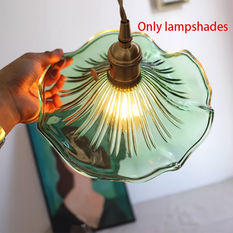 Lámparas colgantes artísticas de vidrio - Lámparas colgantes cuadradas rústicas con acabado metálico para cocina, dormitorio, entrada, comedor y bar - No se necesita batería, instalación fácil, decoración de iluminación