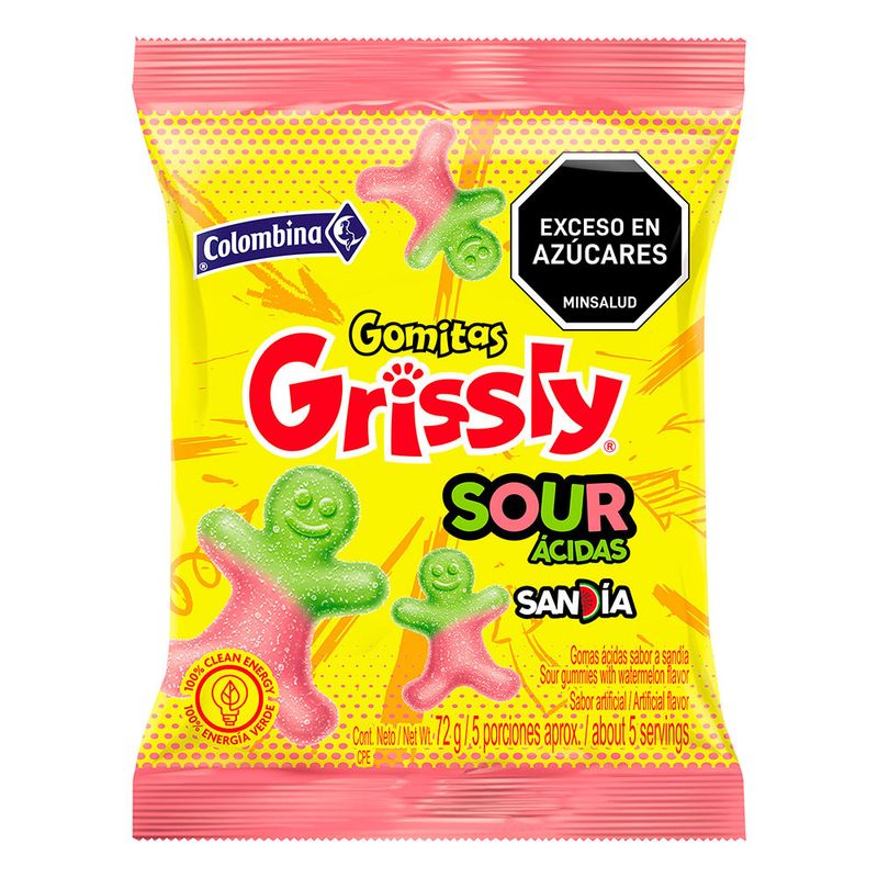 GOMA GRISSLY 70G SOUR SANDIA