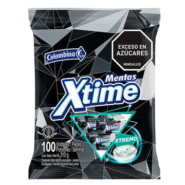 CARAMELO DURO XTIME 100U 310G EUCALIPTO
